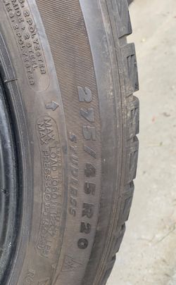 Michelin latitude x-ice used 3 tires