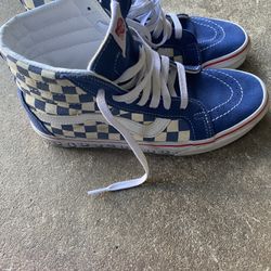 Vans Sk8 Hi BMX Checkerboard Skate Shoe