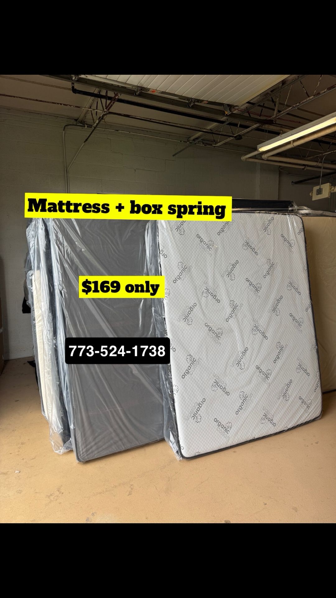 Mattress And Box Spring $169 Only