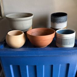 5 Planters Read Description For Sizes