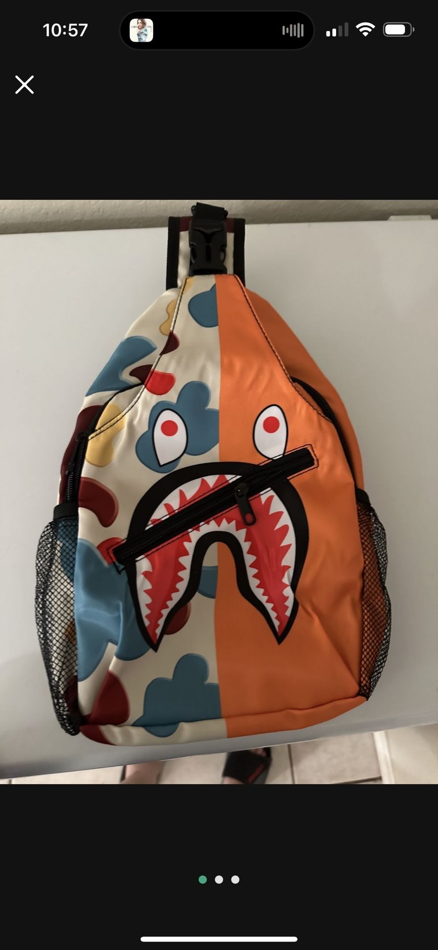 New Shark Backpack/Side Pack