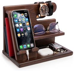 Teslyar Wood Phone Docking Station