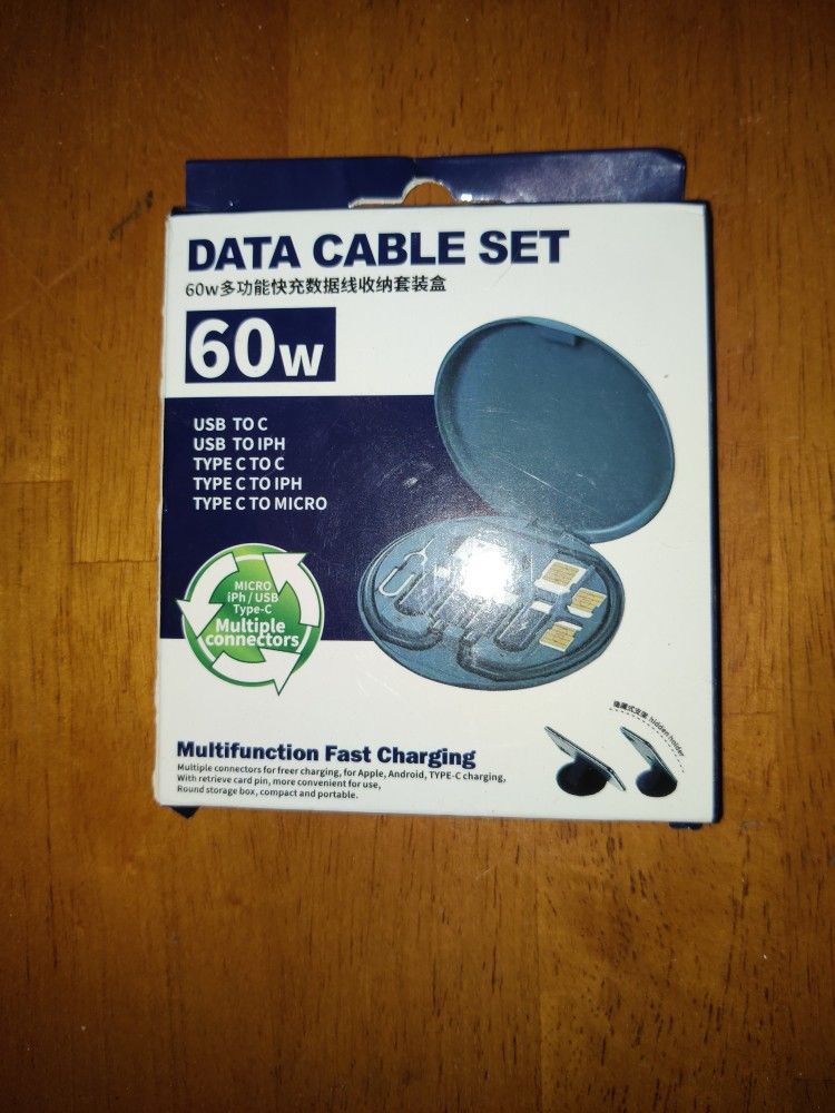 Complete Charging Set For Any And All Cell Phones And Fast Charging