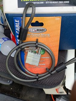 Lock and cable heavy duty