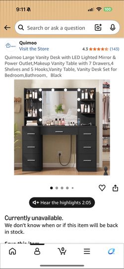 BRAND NEW VANITY LARGE