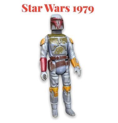 STAR WARS Vintage Original 1979 Boba Fett W/Missile Figure Hong
