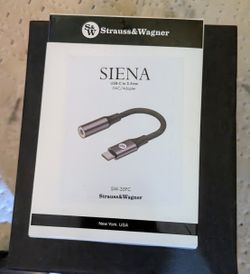 New Strauss & Wagner Siena USB-C to 3.5mm DAC/Adapter 