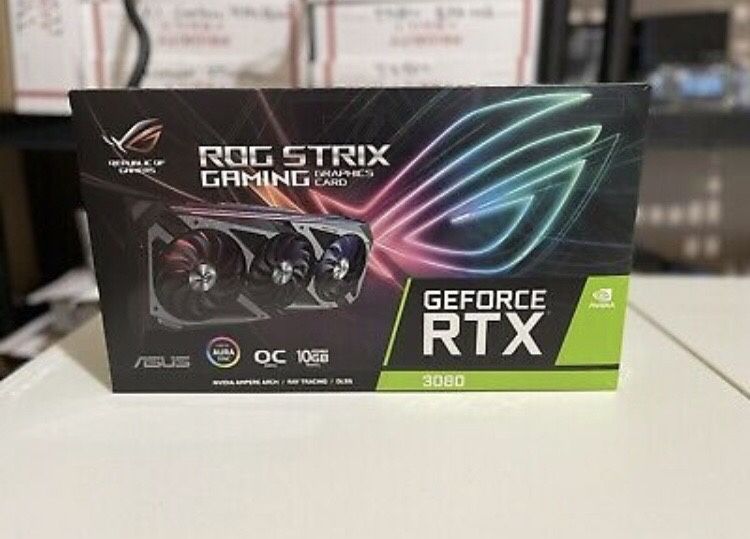 ASUS ROG Strix GeForce RTX 3080 OC 10GB GDDR6X Graphics Card