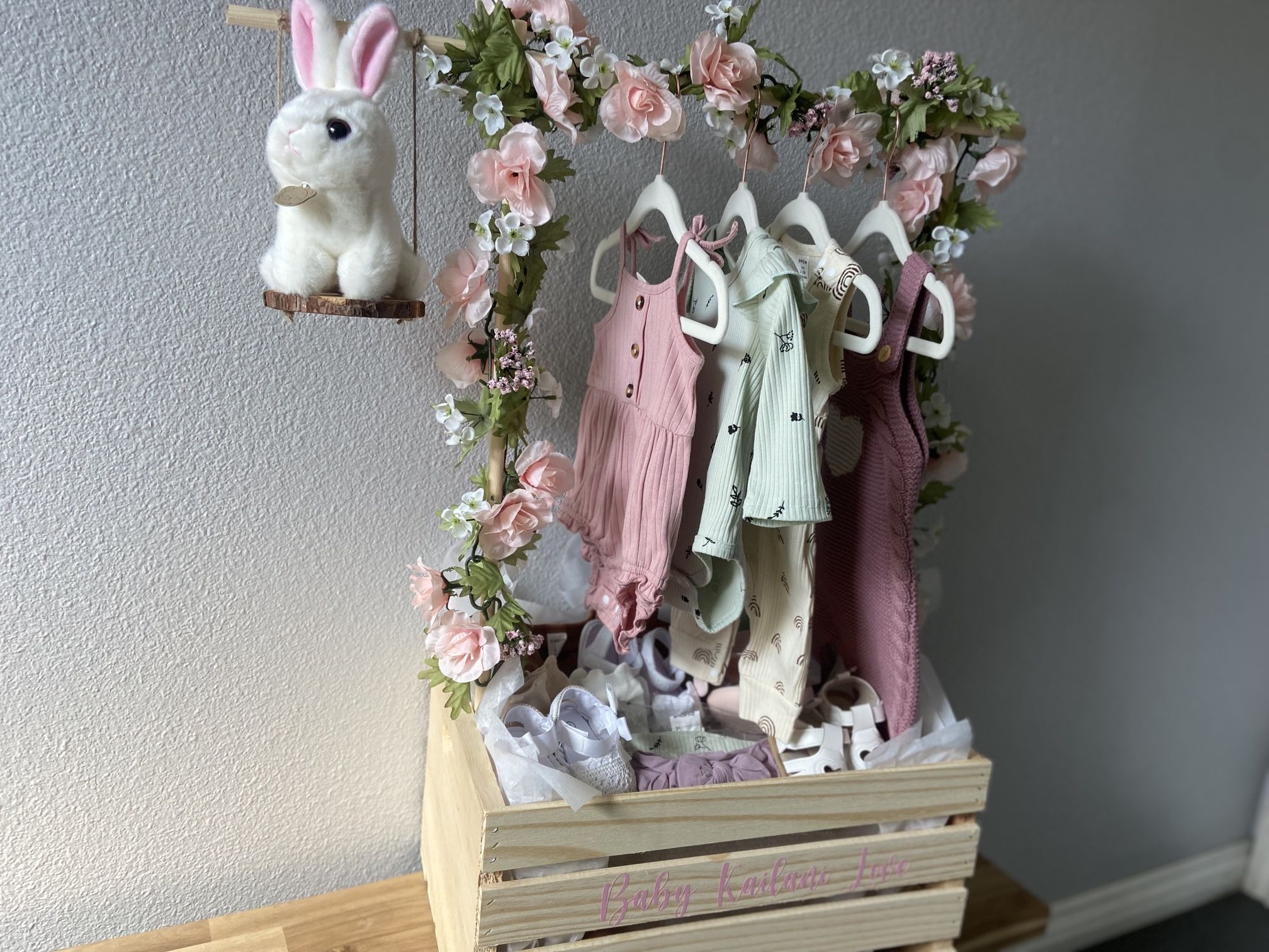 Baby Crate/ Baby Shower Gift/ Baby Gift / Welcome Baby Gift/ Baby Closet Crate/ Baby Gift Crate / Gender Reveal Gift