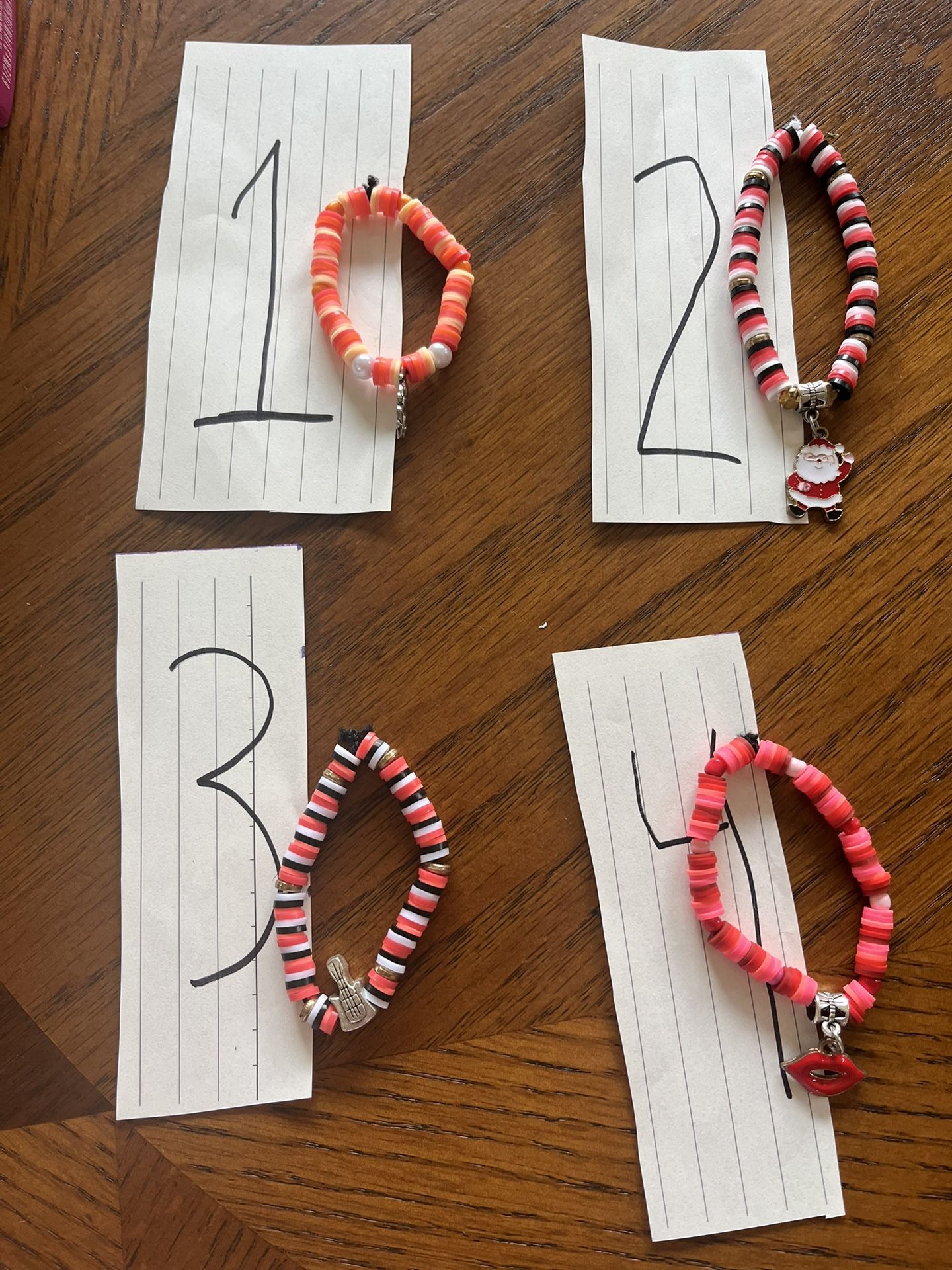 Red Colored  Singular Bracelets