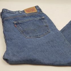 Levis 505 Mens 46x32 Blue Jeans 100% Cotton  Medium Wash  