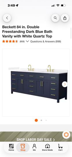 84 in vanity