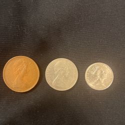 Monedas Elizabeth Neu Pensé 1971 Y Australia 1978 Y 1998