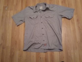 Gray Dickie work shirt