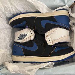 Jordan 1 union/fragment royal blue size 8.5 DS