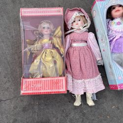 Porcelain Dolls take All $24 Lowest $20