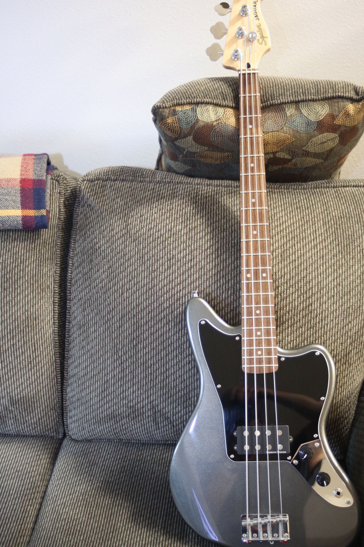 Mint Squire Jaguar Bass Guitar