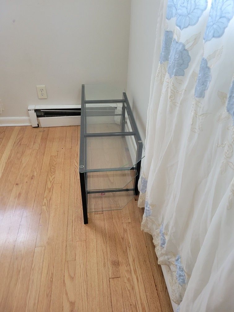3 Glass Shelves T.v Stand.