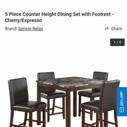 Table And Four Chairs 