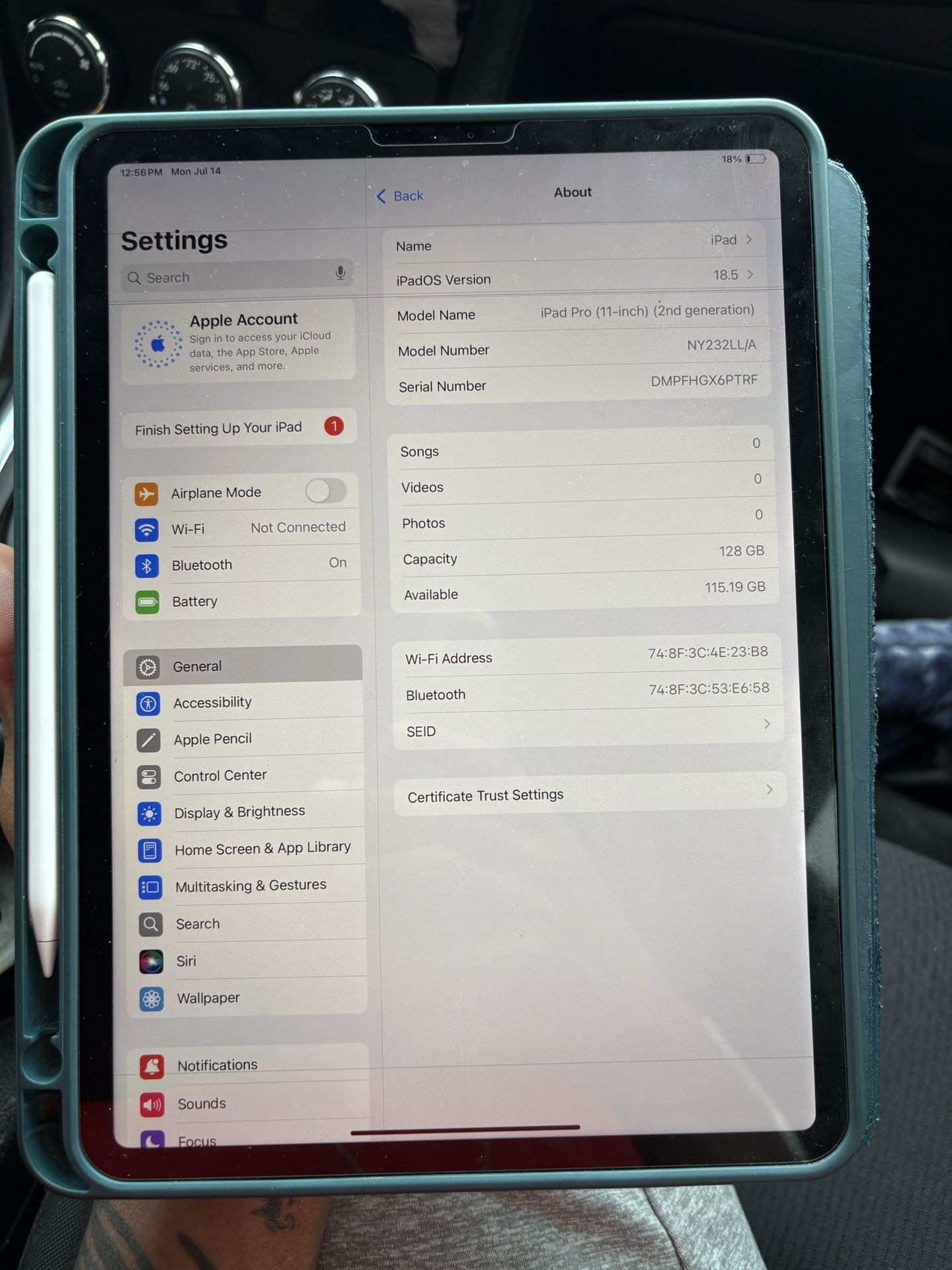 iPad Pro 2nd Gen 11inch