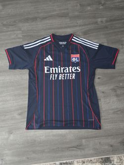 Adidas Olympique Lyonnais Lyon Home Soccer Jersey 2025