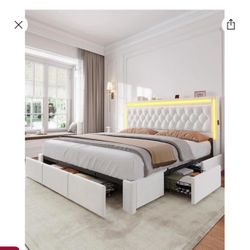New King Bed  For Half Price