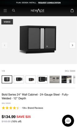 Bold Series 24" Wall Cabinet Garage Cabinets