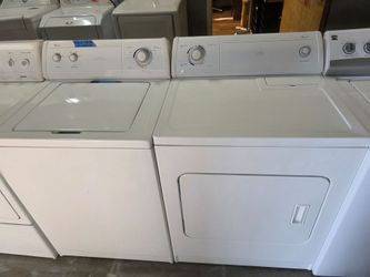 Whirlpool washer and electric dryer set
