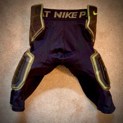 (#213) Nike Pro Combat Hyper-Strong Camouflage Hard Plate Football Girdle