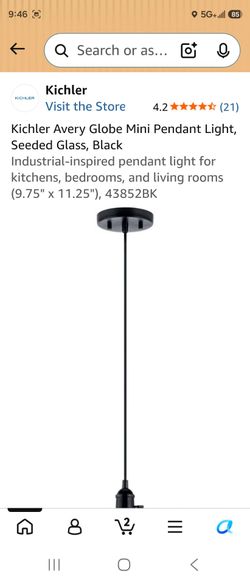 Mini pendent light