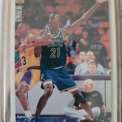 95 Collector's Choice Kevin Garnett RC!