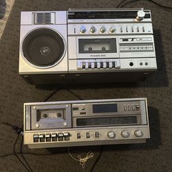 2 Cassette/Radio Players