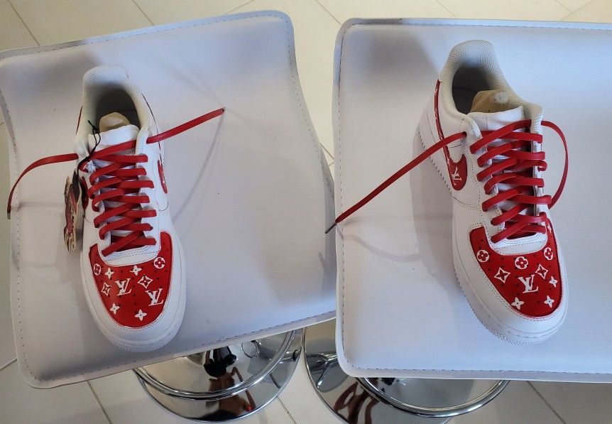 Nike Louis Vuitton Fire Red - realvibe.in display picture 1