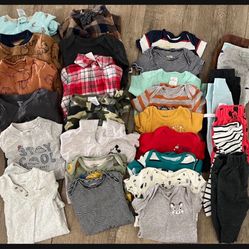 Baby Clothes 0-3 Months. 45 Items For $35