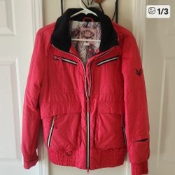 Gently Worn Stylish Pink Junior Puff/Snow Jacket