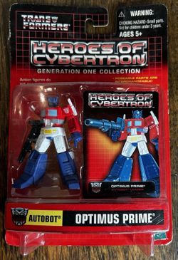 Brand New Transformers Heroes of Cybertron Optimus Prime Figure G1 2001