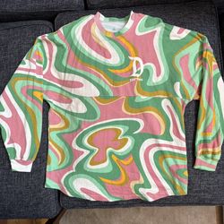 Disneyland Retro Swirl Spirit Jersey Size Large