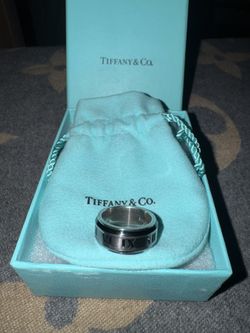 Tiffany Silver Atlas Midnight Ring