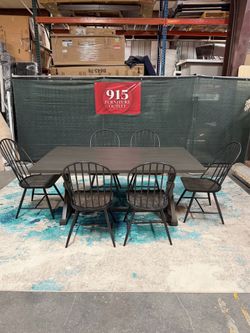 7 Piece Farmhouse Dining Set NEW Wayfair FREE DELIVERY 🚚