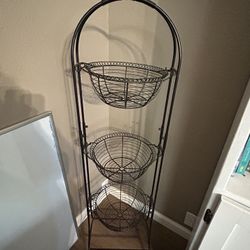 Tiered Basket Storage 