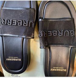 Burberry slides