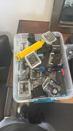 Waterproof Go Pro cases and mounts