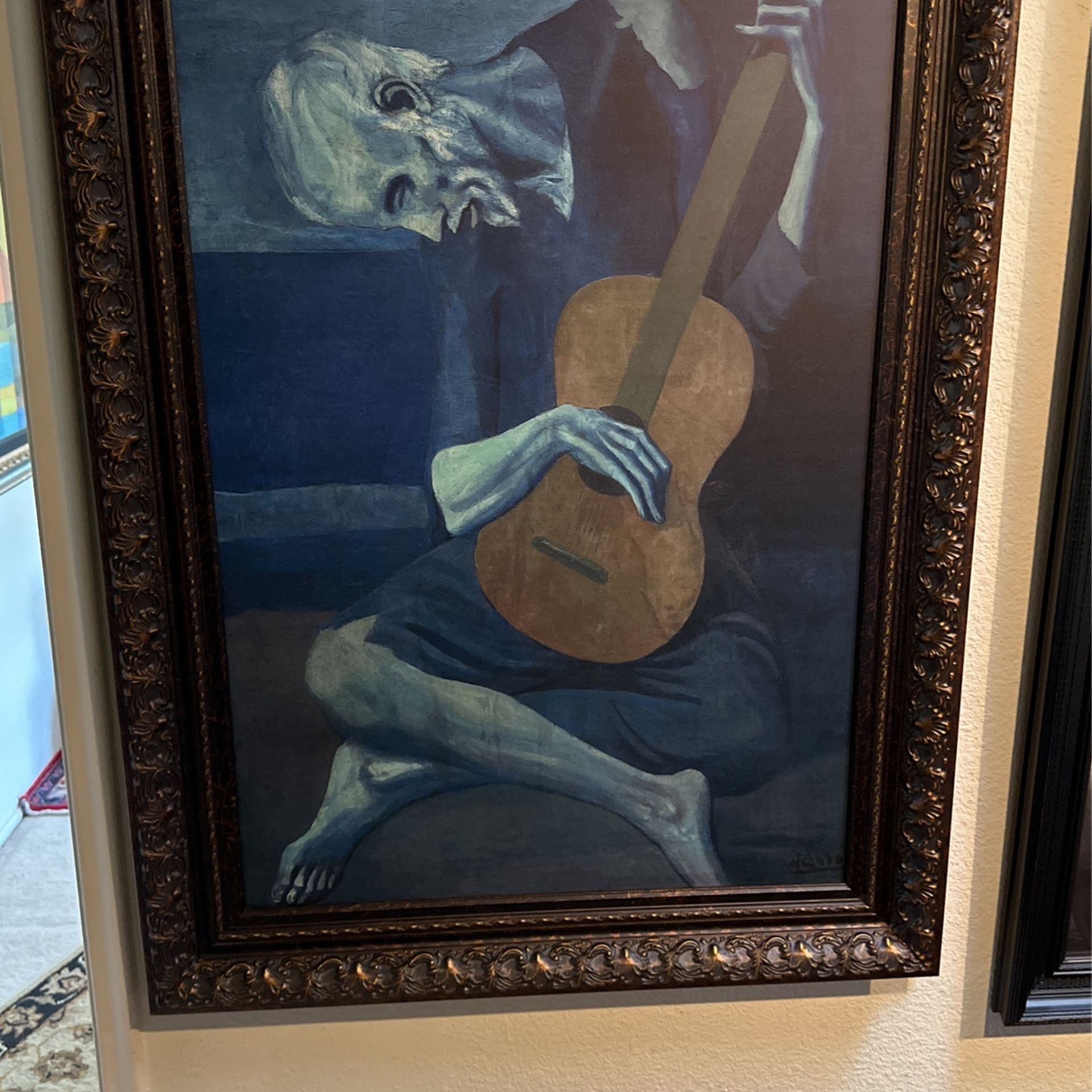 The Old Man With The Guitar By Pablo Picasso