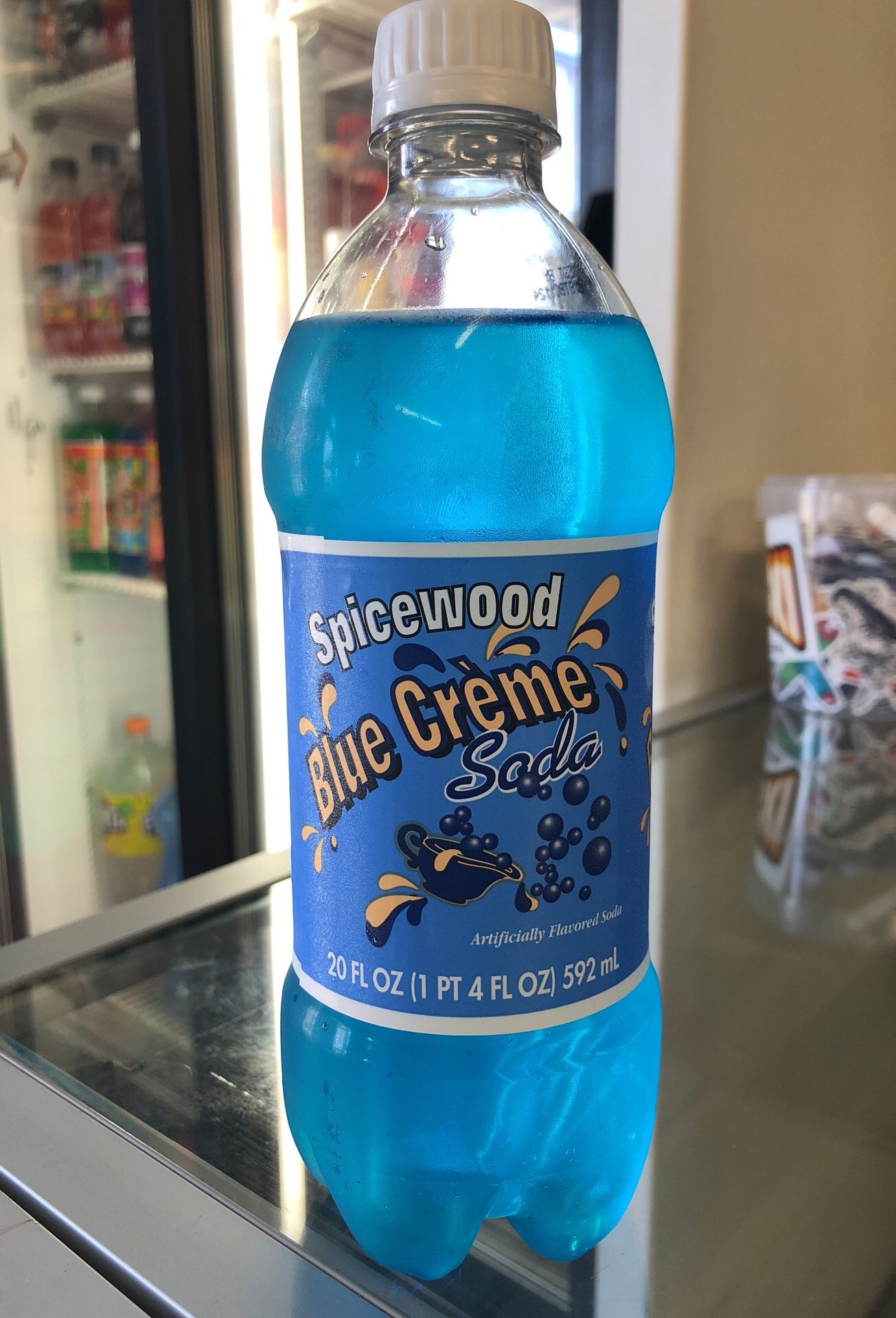 Spicewood Blue Cream Soda. From Texas