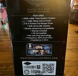Parallax Cinema PX 750 Luxury Pro Serie Speaker