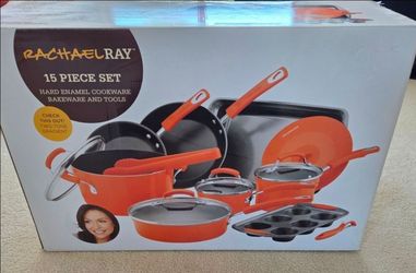 Orange  Rachael Ray Cook set
