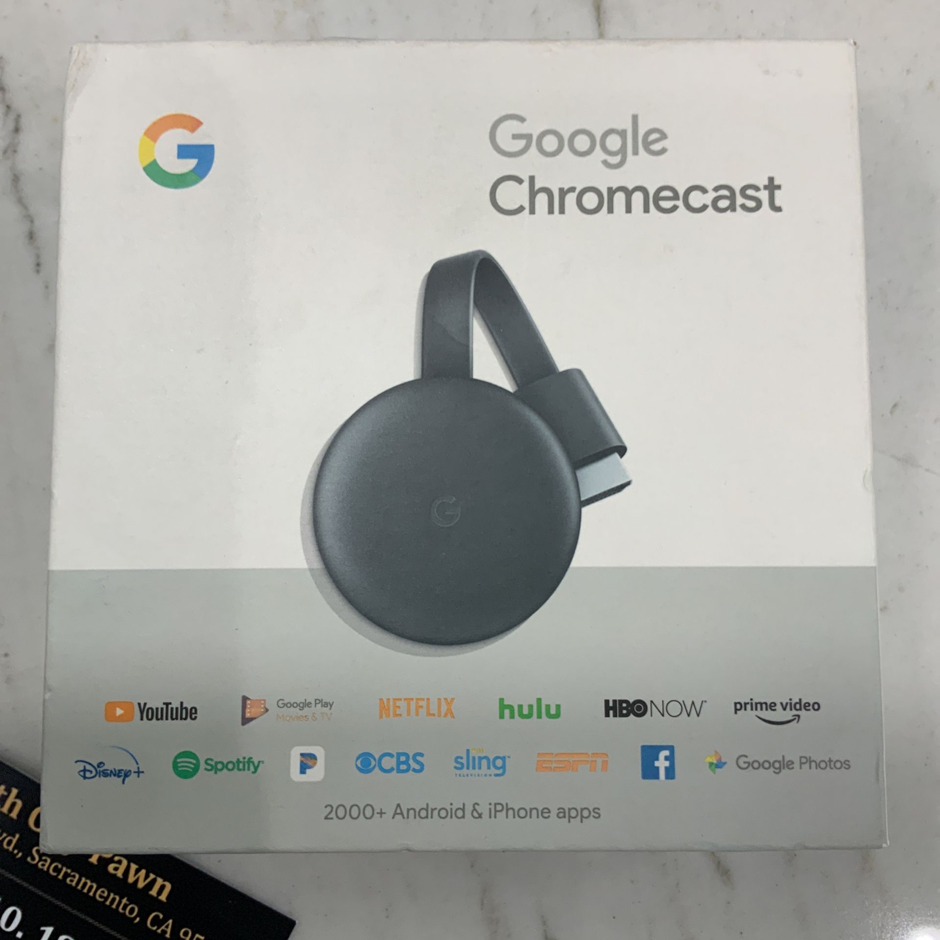 Google Chromecast Open Box Item 