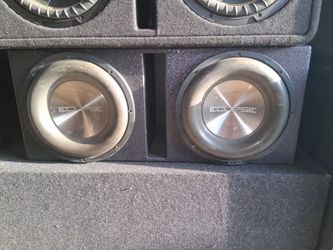 Eclipse 12" subs and box