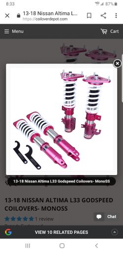 Nissan 2013-18 altima coilovers