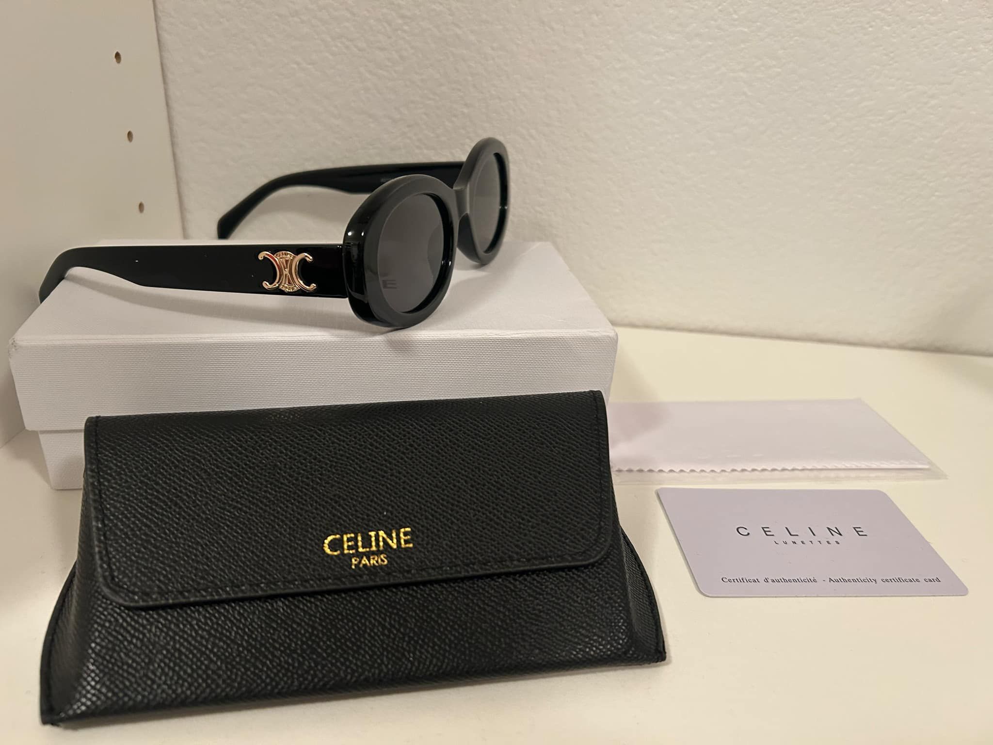 Celine Triomphe 52MM Oval Sunglasses